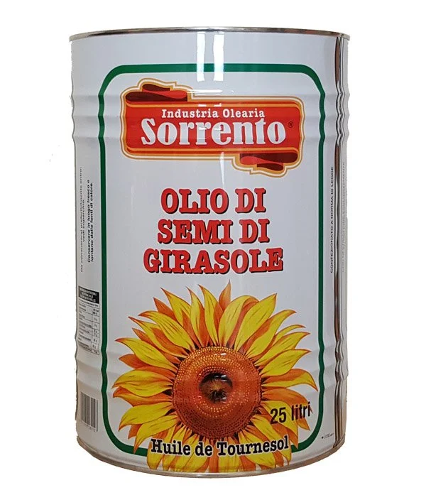 Olio di semi di Girasole Industria Olearia Sorrento Lt.25